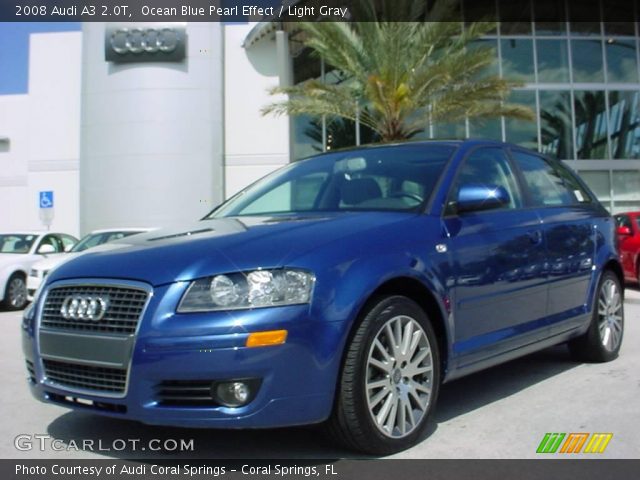 2008 Audi A3 2.0T in Ocean Blue Pearl Effect