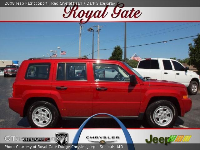 2008 Jeep Patriot Sport in Red Crystal Pearl
