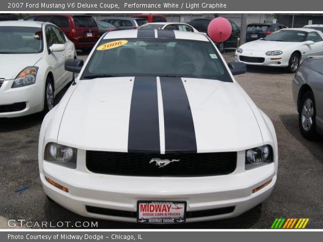 2007 Ford Mustang V6 Deluxe Coupe in Performance White