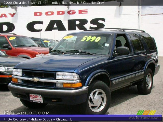 2000 Chevrolet Blazer LT 4x4 in Indigo Blue Metallic