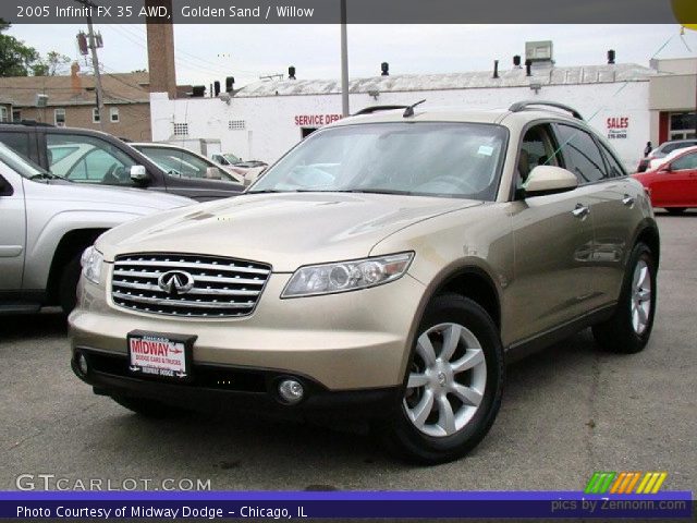 2005 Infiniti FX 35 AWD in Golden Sand