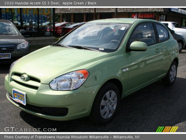 2010 Hyundai Accent GS 3 Door in Apple Green