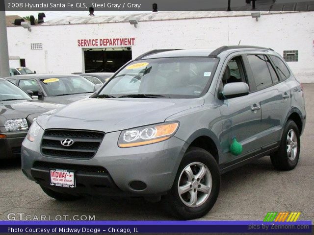2008 Hyundai Santa Fe GLS in Steel Gray