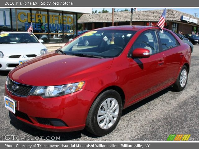 2010 Kia Forte EX in Spicy Red