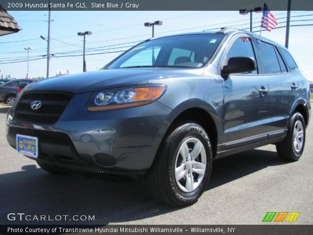 2009 Hyundai Santa Fe GLS in Slate Blue