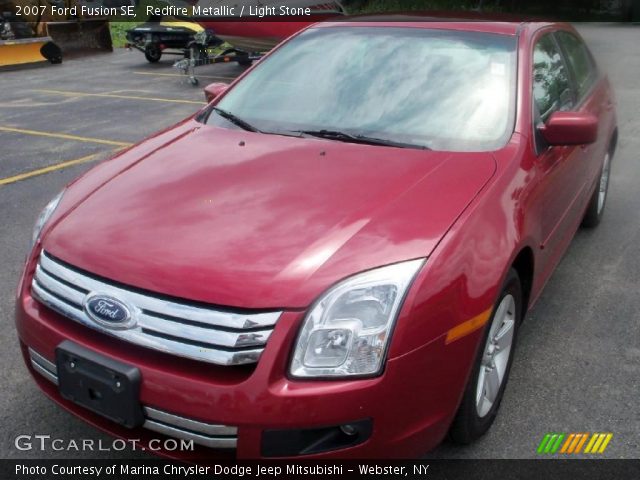 2007 Ford Fusion SE in Redfire Metallic