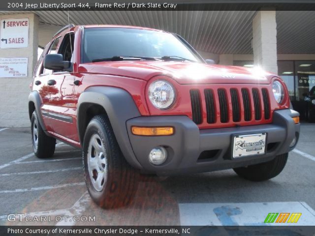 2004 Jeep Liberty Sport 4x4 in Flame Red