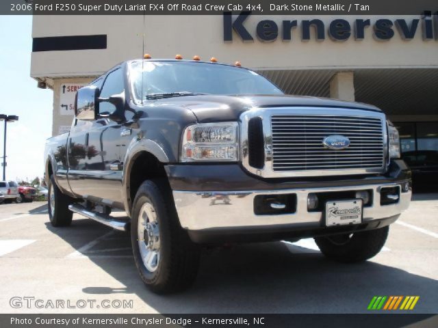 2006 Ford F250 Super Duty Lariat FX4 Off Road Crew Cab 4x4 in Dark Stone Metallic