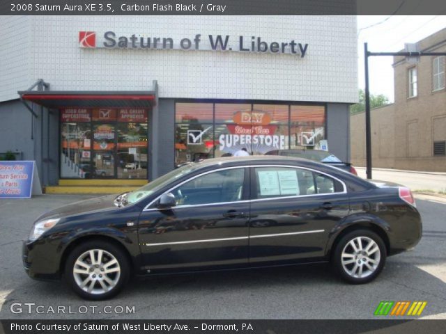 2008 Saturn Aura XE 3.5 in Carbon Flash Black