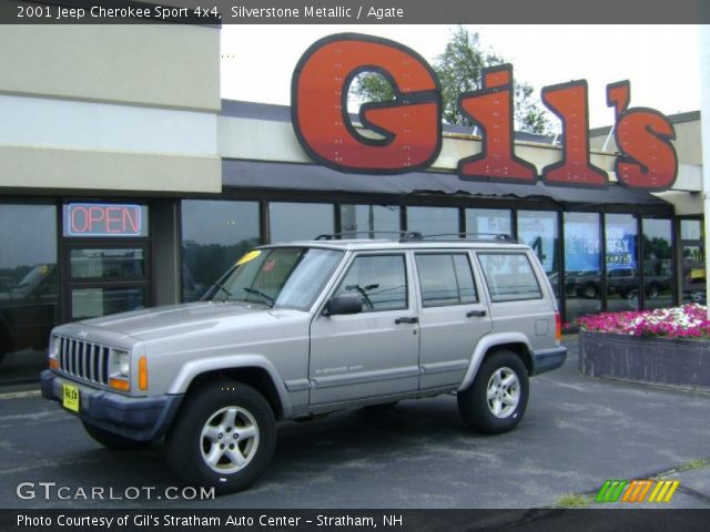 2001 Jeep Cherokee Sport 4x4 in Silverstone Metallic