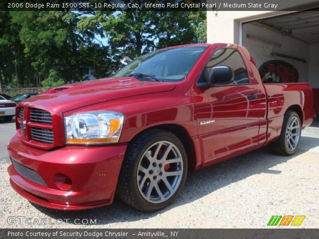 2006 Dodge Ram 1500 SRT-10 Regular Cab in Inferno Red Crystal Pearl