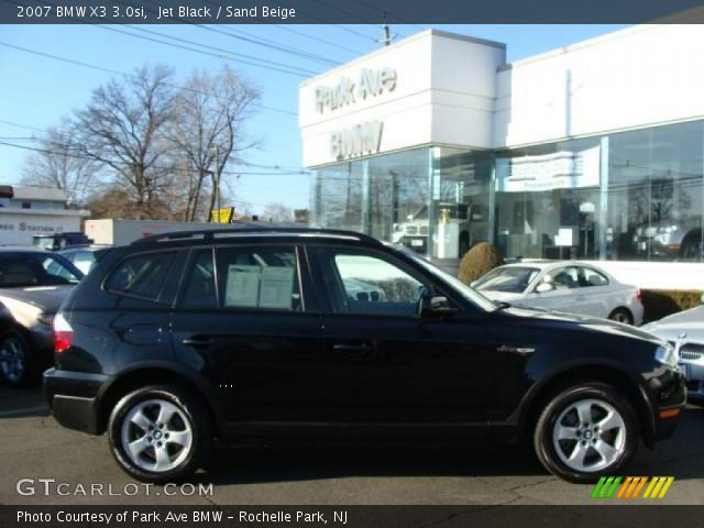 2007 BMW X3 3.0si in Jet Black