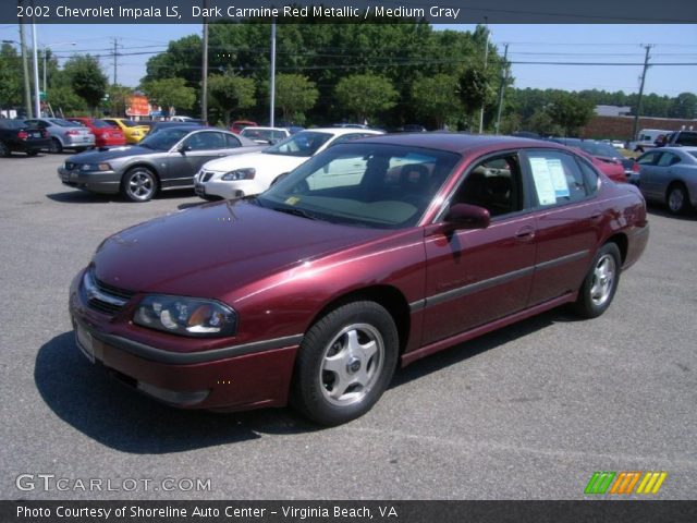 2002 Chevrolet Impala LS in Dark Carmine Red Metallic
