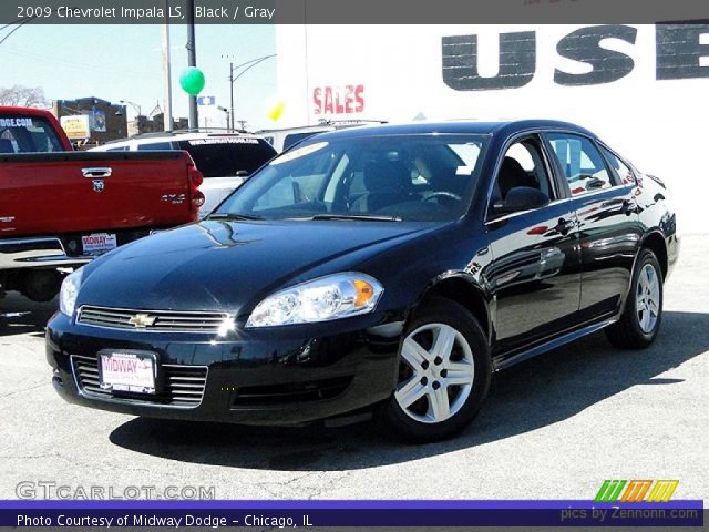 2009 Chevrolet Impala LS in Black