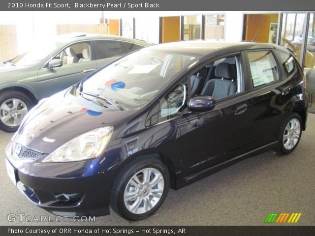 2010 Honda Fit Sport in Blackberry Pearl