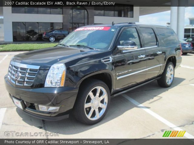 2007 Cadillac Escalade ESV AWD in Black Raven