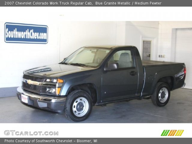 2007 Chevrolet Colorado Work Truck Regular Cab in Blue Granite Metallic