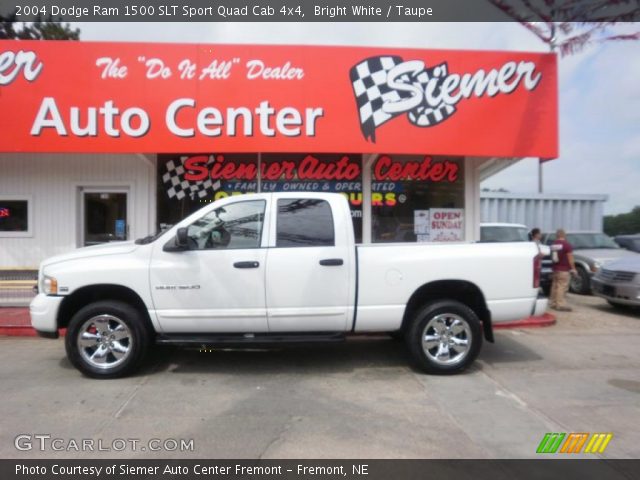 2004 Dodge Ram 1500 SLT Sport Quad Cab 4x4 in Bright White