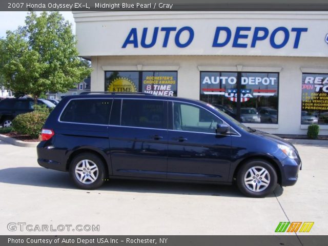 2007 Honda Odyssey EX-L in Midnight Blue Pearl