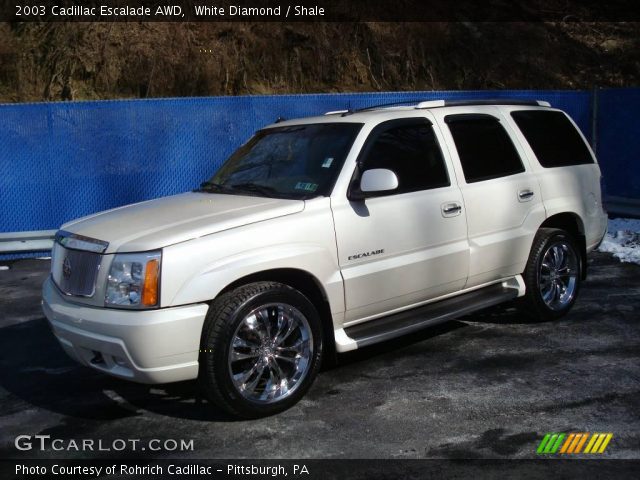 2003 Cadillac Escalade AWD in White Diamond