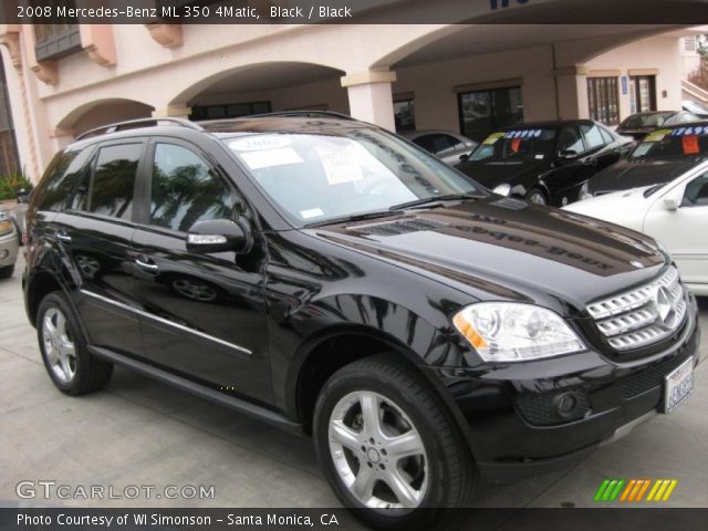 2008 Mercedes-Benz ML 350 4Matic in Black
