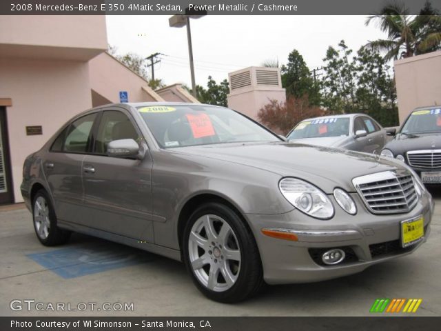 2008 Mercedes-Benz E 350 4Matic Sedan in Pewter Metallic