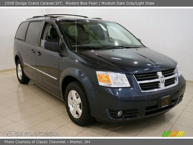 2008 Dodge Grand Caravan SXT in Modern Blue Pearl