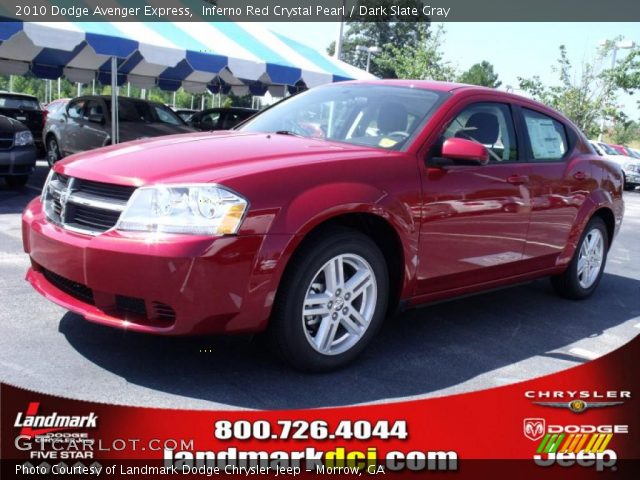 2010 Dodge Avenger Express in Inferno Red Crystal Pearl