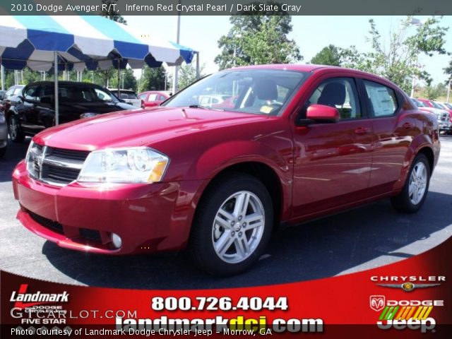 2010 Dodge Avenger R/T in Inferno Red Crystal Pearl