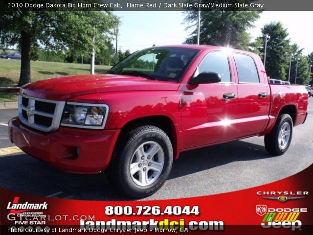 2010 Dodge Dakota Big Horn Crew Cab in Flame Red