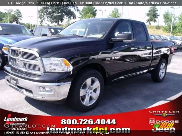 2010 Dodge Ram 1500 Big Horn Quad Cab in Brilliant Black Crystal Pearl