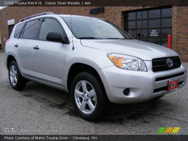2008 Toyota RAV4 I4 in Classic Silver Metallic