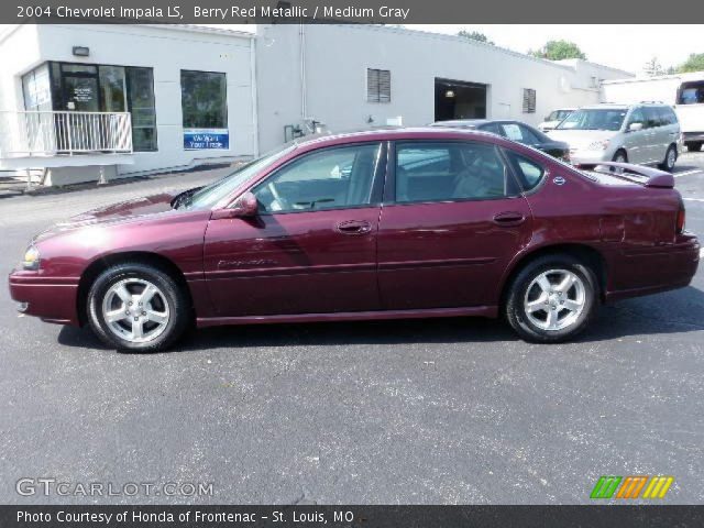 2004 Chevrolet Impala LS in Berry Red Metallic