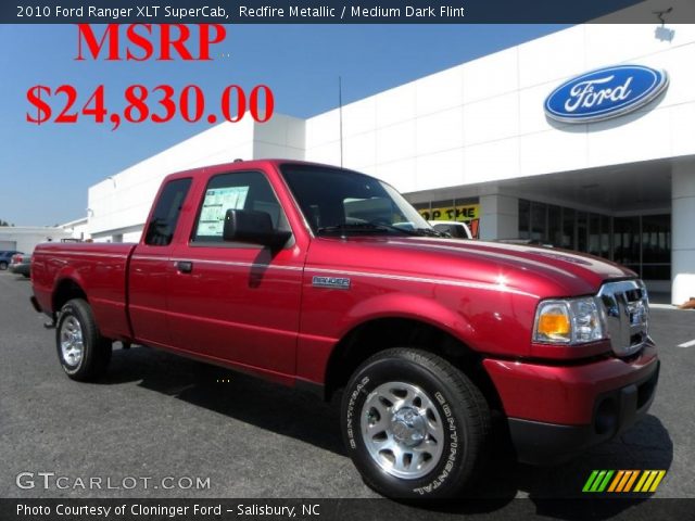 2010 Ford Ranger XLT SuperCab in Redfire Metallic