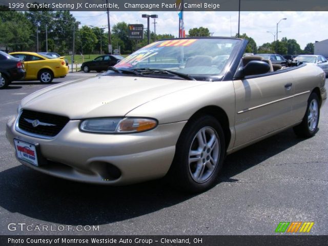 1999 Chrysler Sebring JX Convertible in Champagne Pearl