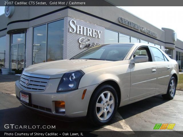 2007 Cadillac CTS Sedan in Gold Mist