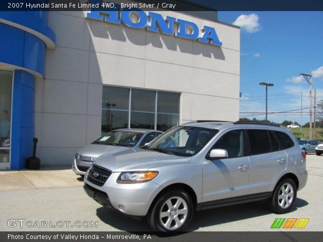 2007 Hyundai Santa Fe Limited 4WD in Bright Silver