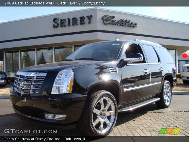 2009 Cadillac Escalade AWD in Black Raven