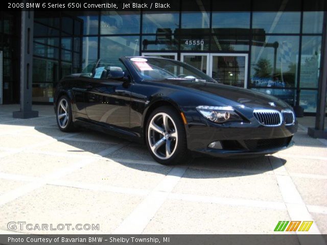 2008 BMW 6 Series 650i Convertible in Jet Black