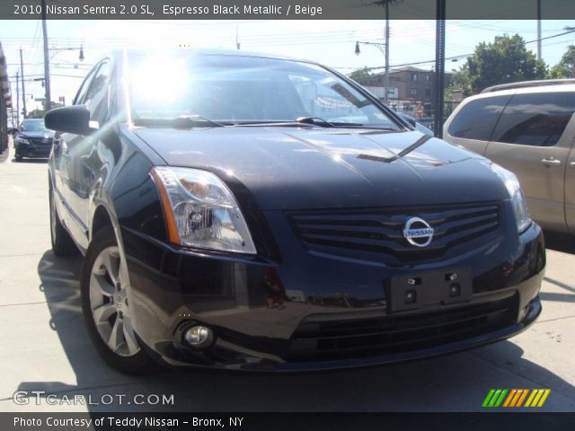 2010 Nissan Sentra 2.0 SL in Espresso Black Metallic