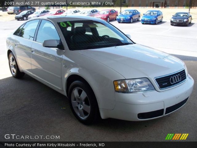 2001 Audi A6 2.7T quattro Sedan in Casablanca White