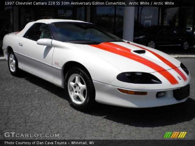 1997 Chevrolet Camaro Z28 SS 30th Anniversary Edition Convertible in Arctic White