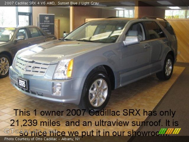 2007 Cadillac SRX 4 V6 AWD in Sunset Blue