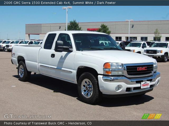 2006 GMC Sierra 1500 Extended Cab 4x4 in Summit White