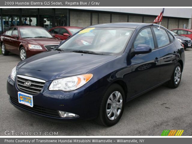 2009 Hyundai Elantra GLS Sedan in Regatta Blue