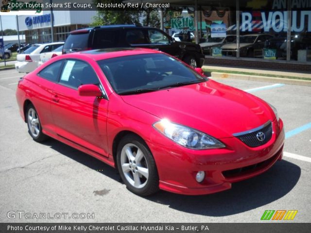 2006 Toyota Solara SE Coupe in Absolutely Red