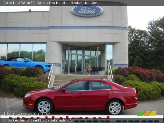 2010 Ford Fusion SE in Sangria Red Metallic