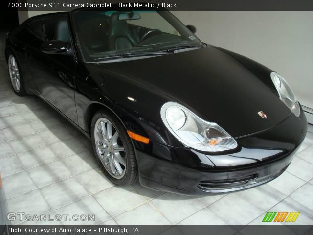 2000 Porsche 911 Carrera Cabriolet in Black Metallic