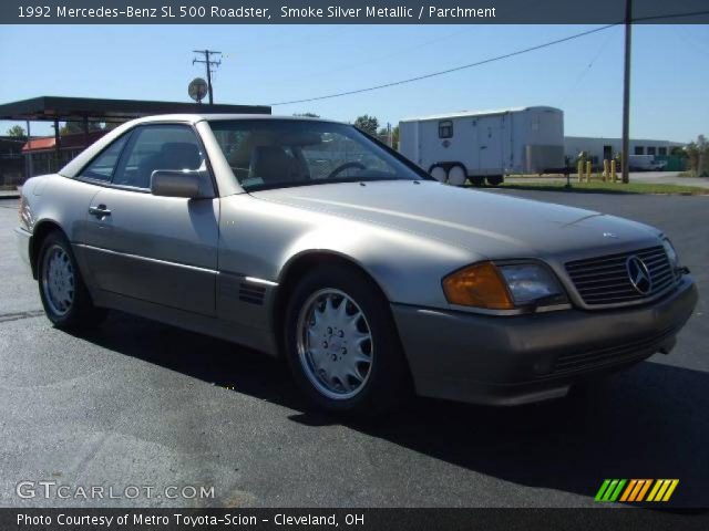 1992 Mercedes-Benz SL 500 Roadster in Smoke Silver Metallic