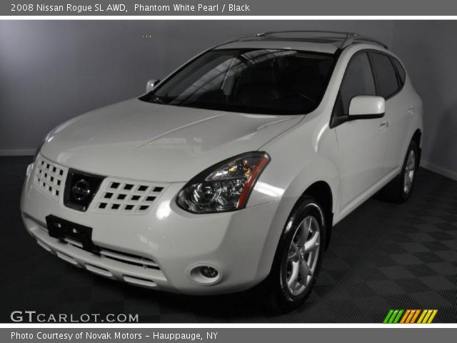 2008 Nissan Rogue SL AWD in Phantom White Pearl